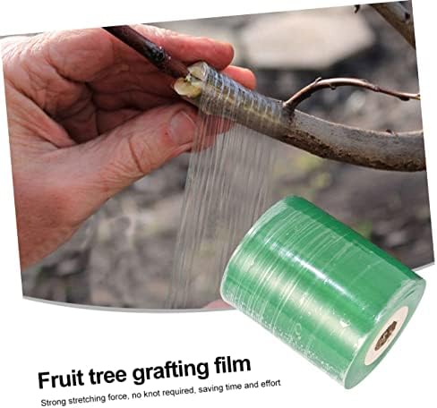 Prozirna traka od 4 role, traka za uzgoj oraha u rasadniku u boji za rastezanje drveća u vrtu, prozirna traka za cijepljenje biljaka,