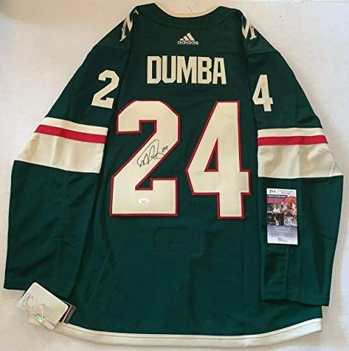 Mathew Dumba potpisao je Minnesota Wild Adidas Autentic Adizero Jersey Matt JSA - Autografirani NHL dresovi