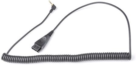 Ovislink Call Center slušalice kompatibilne s Cisco telefonima | Uključite glavu i 2 brzo odvajanje kabela, RJ9 i 2,5 mm priključci