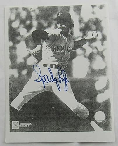 Sparky Lyle potpisao Auto Autograph 8.5x11 papir Stock Photo I - Autografirane MLB fotografije