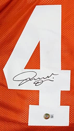 Joseph Ossai Autographed Orange College stil Jersey-Beckett W Hologram Black