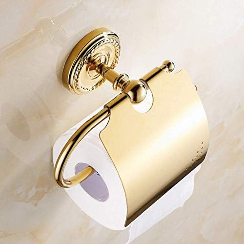 JF-Xuan držač toaletnog papira, zlato polirani mesingani zidni zidni toaletni papir držač kupaonice TSSUE papir papir držač koluta