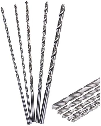 Twist bušilica, brza zamjena 4-8 mm HSS Twist BIT BIL, ekstra dugačak 200 mm ravni šljokica, koristi se za metalne plastične alate