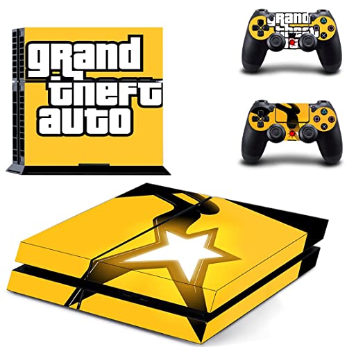 Za PS4 Pro - Game Grand GTA krađa i Auto PS4 ili PS5 naljepnica kože za PlayStation 4 ili 5 konzola i kontrolera naljepnica vinil Duc