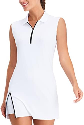 Hiverlay teniske haljine za žene s 2 džepa ugrađene u kratke hlače UPF 50+ Golf haljina za vježbanje Atletske haljine