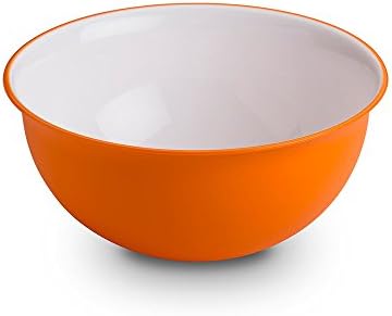 Zdjela od 1,5 l, promjera 8,07 inča, bijela iznutra i obojena izvana, PP