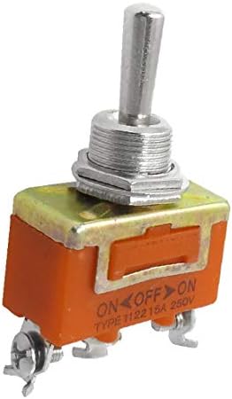 X-DREE SPDT ON/OFF/ON AC 250V 15A 3 TERMER TOGGLE Switch 1122 (SPDT ON/OFF/ON AS 220V za UAE 15A 3 INTERTTORE A LeVetta del Terminale