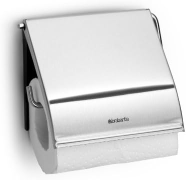 Brabantia obnavljanje držača za toaletni kolut lijevo i desnom rukom, bušilica/instalacija bez bušenja, dozator papira za kupaonicu