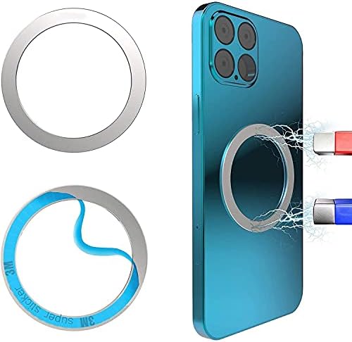 Pametni gadget za OnePlus 8 Pro - MagneTosafe prsten, dodajte leguru Magnet Funkcionalnost za OnePlus 8 pro -metalik srebro