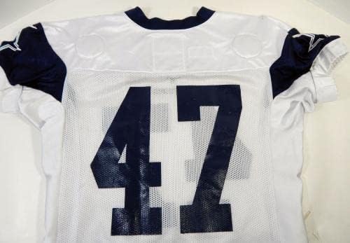 2018. Dallas Cowboys 47 Igra izdana dres White Practice 48 99 - Nepotpisana NFL igra korištena dresova