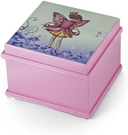 Matte ružičasta očarana vila 18 Note Ballerina Musical Box - mnoge pjesme za odabir - tatina djevojčica