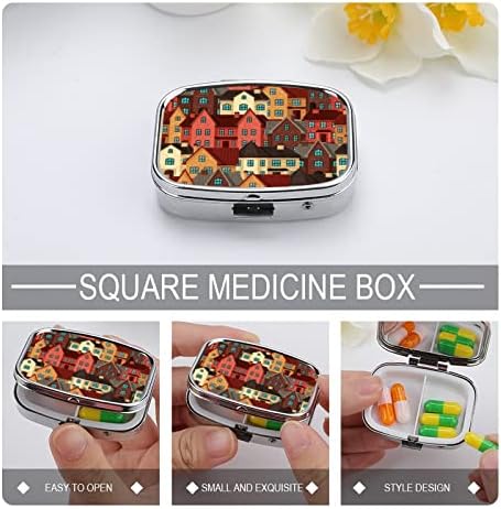 Kutija za organizatore tableta Gradski spremnik za tablete Prijenosni dnevni držač tableta kutija za pohranu lijekova 2. 2 do 1 do