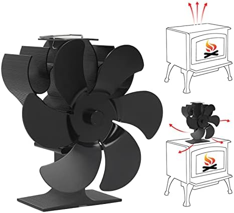 Ventilator za štednjak s toplinskim pogonom visoka, tanjuri za večeru otpornost na toplinu ploča Samopokretna peć na drva kamin ventilator