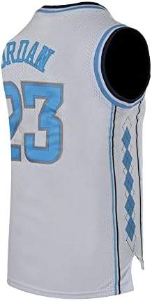 Jersey Classic Men, Sjeverna Karolina23 košarkaški dres ušivena plava/bijela/crna košarkaška košulja s-xxl