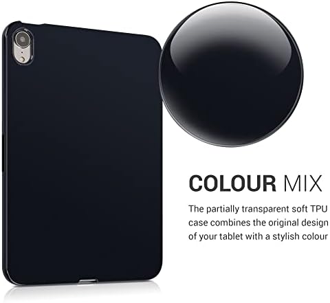 KWMobile futrola kompatibilna s Apple iPadom Mini 6 8.3 kućište - meki poklopac zaštitnika TPU -a za tablet - tamnoplava