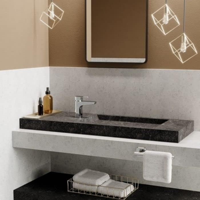 Helvex piazza kolekcija kupaonica slavina s jednim ručicom sudoper solid mesing, polirani kromirani završetak, jednostavan instalacijski
