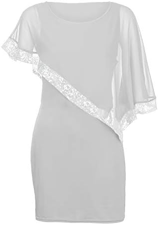 Ženske večernje haljine za noćne izlaske hladna ženska veličina haljina bez naramenica šljokice šifon asimetrična