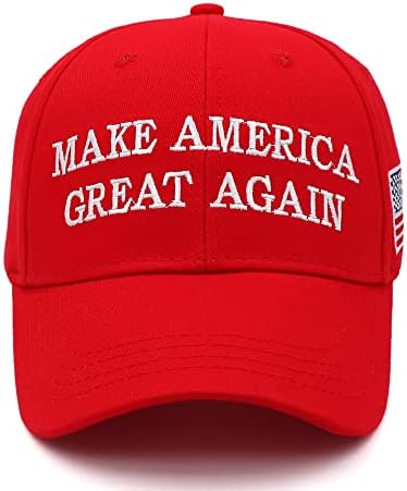Trump 2024 Šešir vezeni ultra maga Trump kosa kosa Red Hat Konzervativni republikanski smiješni FJB Podesiva kapa za muškarce žene