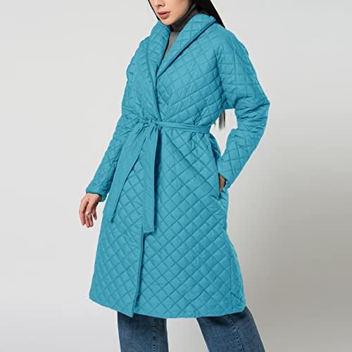 Pakiran puff jakna Ženski zimski kaputi rever ultra lagana jakna vjetrokara topli kaput s džepovima