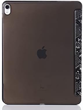 Chic Geeks iPad Pro Case SnakeSkinblack Faux | Zaštitni poklopac za 12,9 ”4. ili 5. gen