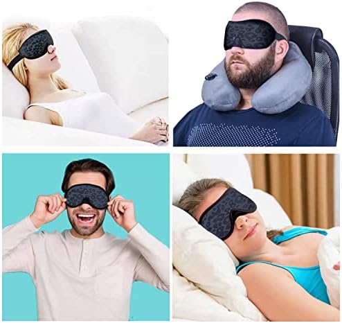 2023. modna maska ​​za spavanje, maska ​​za spavanje za žene, zatamnjena maska ​​za oči, meka pokriva jaka svjetlost, pogodna