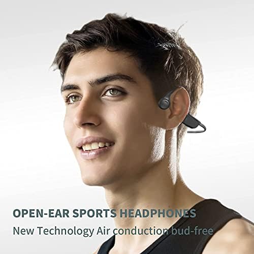 Slušalice s otvorenim ušima Slušalice za bežične zračne provodljivosti 11 sati igra Playtime Sweat Proofon i kišnicu lagane slušalice