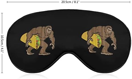 Sasquatch bigfoot nose taco mekanu masku za oči učinkovit zasjenjenje maske za spavanje udobnost s povezom s elastičnim podesivim remenom