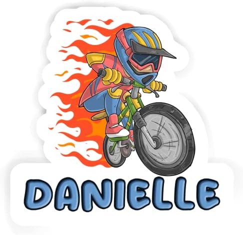 12 naljepnica spuštenih biciklista Danielle